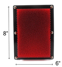 Load image into Gallery viewer, 3D Pin Art Impression Board (Red)