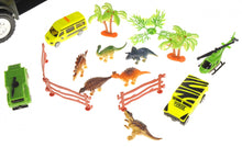 Load image into Gallery viewer, 22" Transport Dinosaurs Car Carrier Truck Toy Includes Dinosaur Toys, Cars And Helicopter