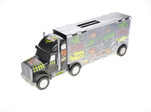 Load image into Gallery viewer, 22" Transport Dinosaurs Car Carrier Truck Toy Includes Dinosaur Toys, Cars And Helicopter