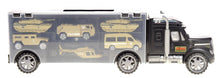 Load image into Gallery viewer, Military Transport Car Carrier With 6 Army Cars  (available for purchase in increments of 1)