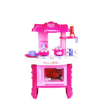 Load image into Gallery viewer, 24" Deluxe Beauty Kitchen Appliance Cooking Play Set 24" With Lights & Sound