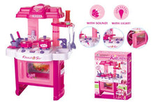 Load image into Gallery viewer, 24" Deluxe Beauty Kitchen Appliance Cooking Play Set 24" With Lights & Sound