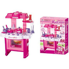 Load image into Gallery viewer, 24" Deluxe Beauty Kitchen Appliance Cooking Play Set 24" With Lights & Sound
