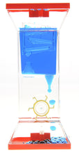 Load image into Gallery viewer, Liquid Motion Bubbler With One Wheel (Blue) (available for purchase in increments of 1)