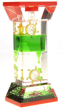 Load image into Gallery viewer, Liquid Motion Bubbler With Two Wheels (Green) (available for purchase in increments of 1)