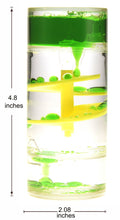 Load image into Gallery viewer, Liquid Motion Bubbler Spiral Cylinder (Green) (available for purchase in increments of 1)