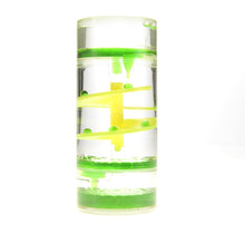 Load image into Gallery viewer, Liquid Motion Bubbler Spiral Cylinder (Green) (available for purchase in increments of 1)