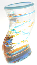 Load image into Gallery viewer, Liquid Motion Bubbler (Blue Orange)  (available for purchase in increments of 1)