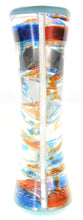 Load image into Gallery viewer, Liquid Motion Bubbler (Blue Orange)  (available for purchase in increments of 1)