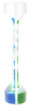 Load image into Gallery viewer, Liquid Motion Bubbler (Blue Green)   (available for purchase in increments of 1)