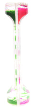 Load image into Gallery viewer, Liquid Motion Bubbler (Pink Green)  (available for purchase in increments of 1)