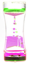 Load image into Gallery viewer, Liquid Motion Bubbler (Pink Green)  (available for purchase in increments of 1)