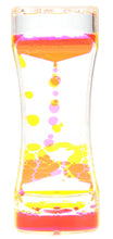 Load image into Gallery viewer, Liquid Motion Bubbler (Yellow Pink) (available for purchase in increments of 1)