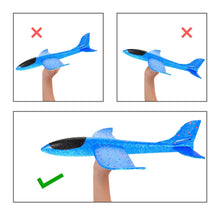 Load image into Gallery viewer, 2 Pack Toy Foam Throwing Airplane  Toy throwing airplane  (available for purchase in increments of 1)
