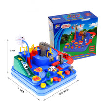 Load image into Gallery viewer, Race Track Vehicle Obstacle Course And Puzzle Playset For Kids
