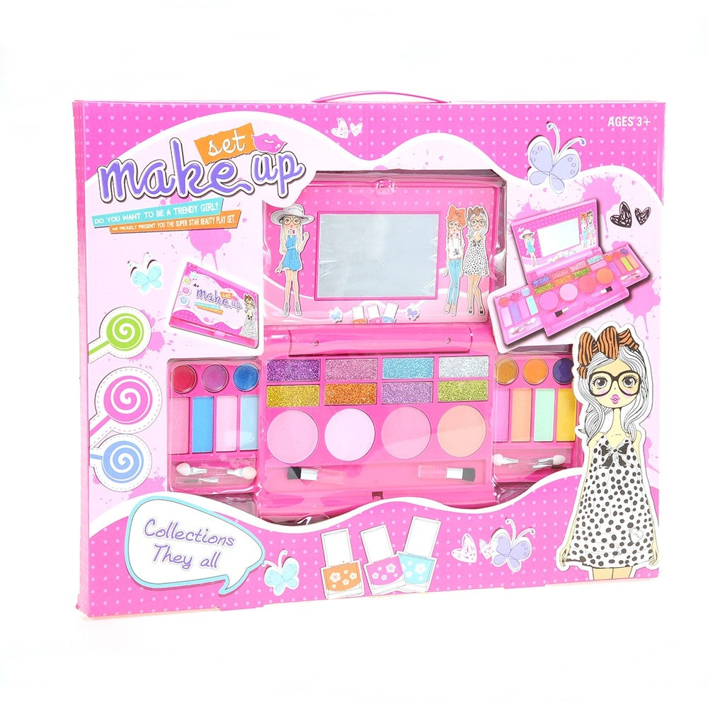 Princess Girl's Deluxe Makeup Palette With Mirror -All In One  (available for purchase in increments of 1)