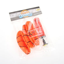 Load image into Gallery viewer, Pack Of 3 Inflatable Magic Shot Mini Hoop Basketballs With Pump  (available for purchase in increments of 1)

