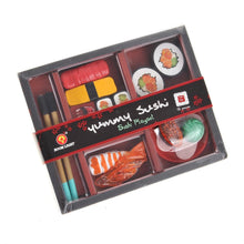 Load image into Gallery viewer, Japanese Sushi Dinner Bento Box Pretend Play Cutting Food Set 21pcs  (available for purchase in increments of 1)

