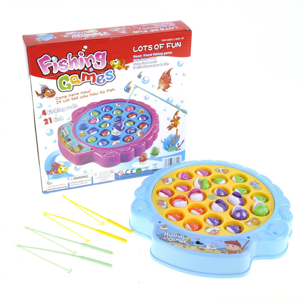 Deluxe Rotating Fishing Game With 2 Fishing Poles  (available for purchase in increments of 1)