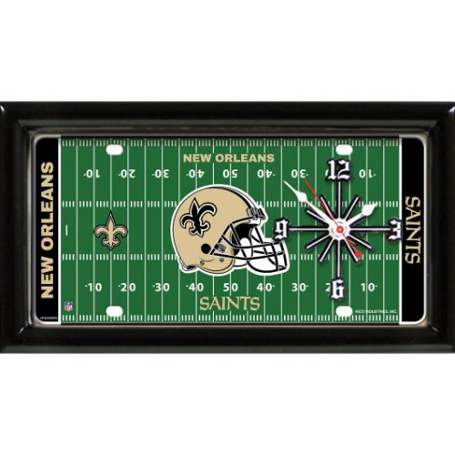 NEW ORLEANS SAINTS FIELD CLOCK