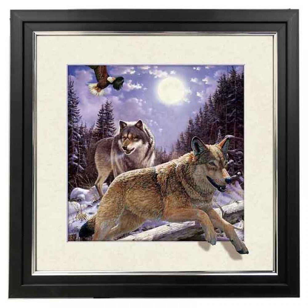 435* Wolf 5d Lenticular Picture Frame 18x18  (MINIMUM OF 4)