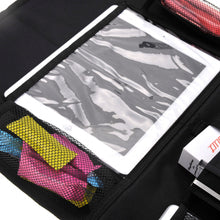 Load image into Gallery viewer, Backseat Car Organizer With 5 Storage Pockets And Tablet Holder
