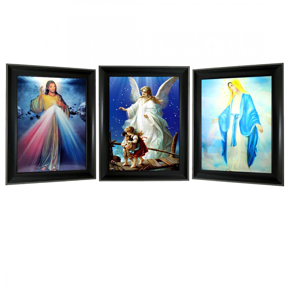 Tripple image Jesus, Mysteries of the Rosary   (MINIMUM OF 4)