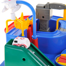 Load image into Gallery viewer, Race Track Vehicle Obstacle Course And Puzzle Playset For Kids
