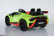 Load image into Gallery viewer, TAMCO SMT-555 green Licensed Lambojini ride on car, kids electric car, riding toys for kids with remote control Amazing gift for 3~6 years boys/grils
