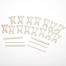 Load image into Gallery viewer, Magnetic Desktop Sculpture (Acrobats) (available for purchase in increments of 1)
