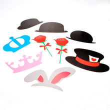 Load image into Gallery viewer, Graduation Photo Booth Props -Set Of 66 Pieces   (available for purchase in increments of 1)
