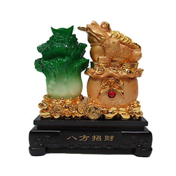 GOLD MONEY TOAD COIN BANK