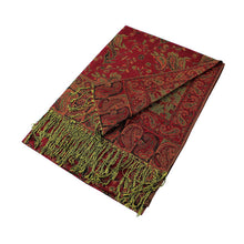 Load image into Gallery viewer, Paisley Pashmina Shawls Scarf 023
