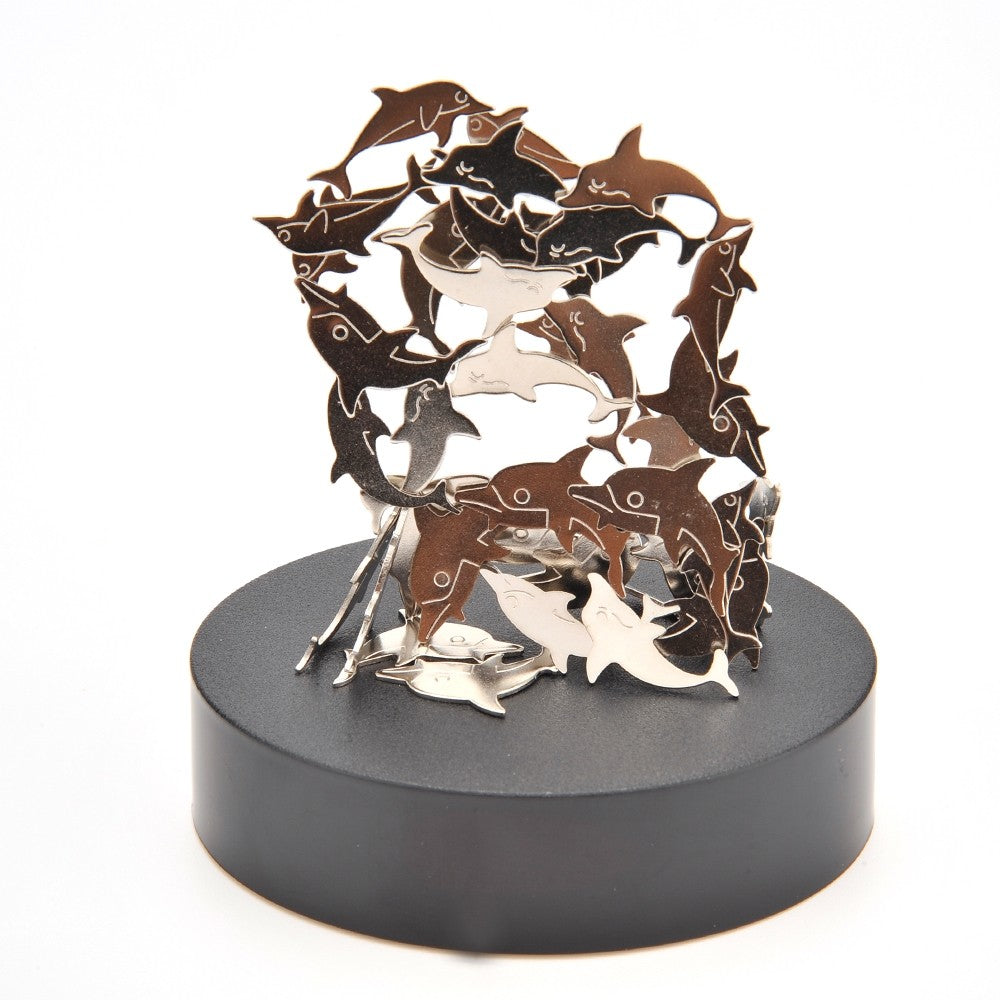 Magnetic Desktop Sculpture (Dolphins) (available for purchase in increments of 1)