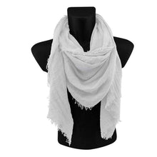 Load image into Gallery viewer, 24 Pack Large Solid Crashed Wrinkle Soft Head Scarf and Shawl
