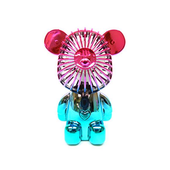 COLORFUL SITTING BEAR ELECTRIC MINI FAN 1 SPEED