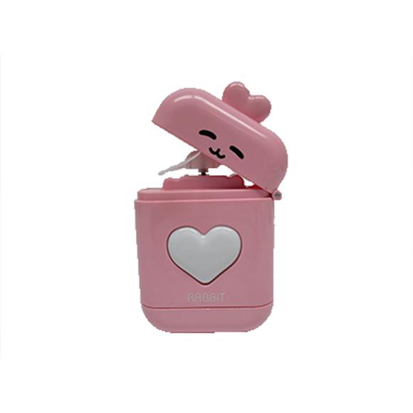 PERSONAL FLIP TOP RABBIT FAN PINK