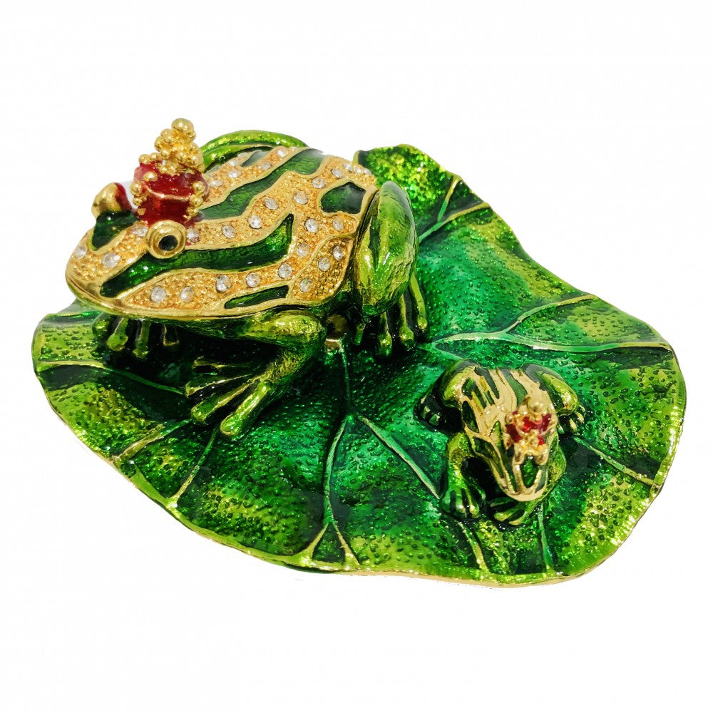 Frog on Lily Pad Jewelry Case   (MINIMUM OF 2)