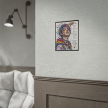 Load image into Gallery viewer, "Pride Is Something You Choose" Art | Draped Rainbow Scarf Sketch Poster
