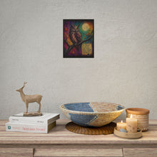 Load image into Gallery viewer, Owl Art Poster — "Their Silence Speaks Louder" Inspirational Rolled Poster
