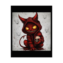 Load image into Gallery viewer, Devil Cat Poster – Dark Horror Art Rolled Print
