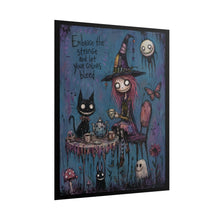Load image into Gallery viewer, Embrace the Strange and Let Your Colors Bleed — Gothic Witchcore Wall Art
