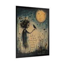 Load image into Gallery viewer, Rolled Poster — "Life Is Not About Finding Yourself" Inspirational Art Print
