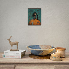 Load image into Gallery viewer, Collect Moments, Not Things — Gothic Inspirational Pumpkin Poster

