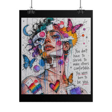 Load image into Gallery viewer, "Born To Be You" Pride Wall Art | LGBTQ+ Empowerment Print
