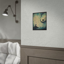 Load image into Gallery viewer, Forgive Yourself Inspirational Art Poster — Surreal Blue Wall Print

