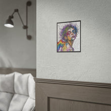 Load image into Gallery viewer, "Build Your Own Life" Pride Art | Sketch Style Intricate Purple Hair Poster
