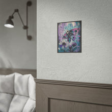 Load image into Gallery viewer, Butterfly &amp; Moon Art Poster — "I Fell in Love with Your Darkness" Rolled Wall Art
