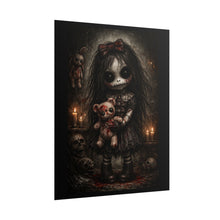 Load image into Gallery viewer, Rolled Poster — Dark Gothic Creepy Doll Art Print (Horror Wall Decor)
