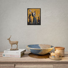 Load image into Gallery viewer, Keep Showing Yourself Every Damn Day – Inspirational Gothic Cat Wall Art
